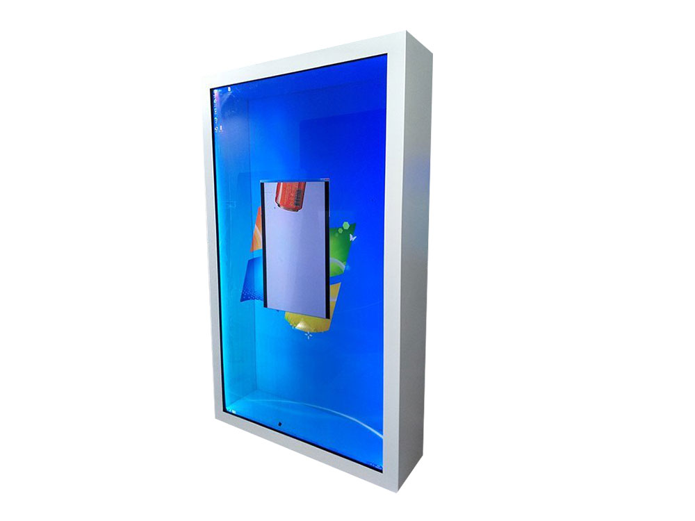 高清液晶透明触摸展示柜